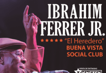 Ibrahim Ferrer Jr. «El hijo de Buena Vista Social Club» se presenta en Chile