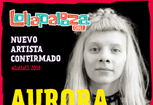 Aurora se suma a Lollapalooza Chile!