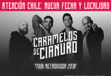 Cambio de fecha y lugar para el concierto de Caramelos de Cianuro en Chile