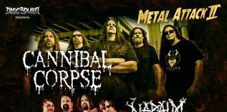 Metal Attack II: Cannibal Corpse & Napalm Death + Destruction suman a Recrucide