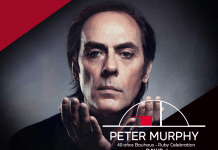 Peter Murphy confirma banda telonera para su concierto en Santiago