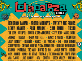 Revisa la lista de artistas confirmados para Lollapalooza Chile 2019!