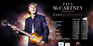 Paul McCartney llega a Chile con The Freshen Up Tour!