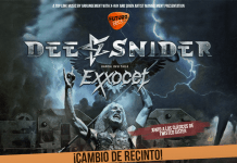 Dee Snider en Chile se traslada a Club Blondie