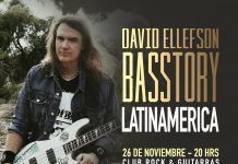 David Ellefson, bajista de Megadeth, llega a Chile con su tour Basstory Latinoamérica 2019!