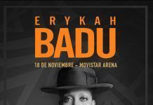 Erykah Badu por primera vez en Chile