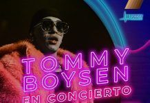Tommy Boysen anuncia gran concierto en Club Chocolate