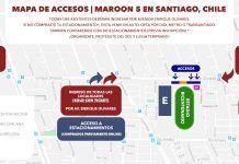 Revisa las indicaciones de seguridad para el concierto de Maroon 5 en el Estadio Bicentenario de La Florida