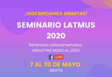 Primer Seminario Latinoamericano de Industria Musical LATMUS 2020