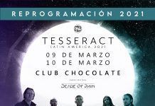 Tesseract confirma nuevas fechas para su debut en Chile