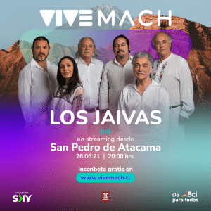 VIVEMACH: Los Jaivas se presentarán desde San Pedro de Atacama en un concierto virtual
