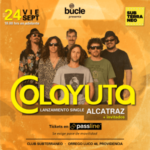 Colayuta anuncia show en vivo y lanza nuevo single