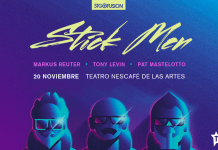 ¡El rock progresivo de Stick Men regresa a Chile!