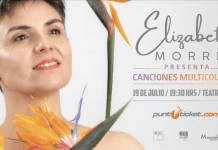 Elizabeth Morris anuncia concierto en Teatro CEINA