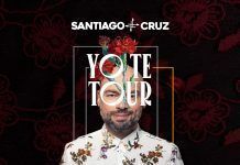 Santiago Cruz anuncia concierto en Club Chocolate