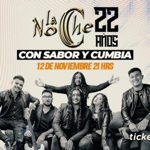 La Noche sorprende con sabor y cumbia este 12 de noviembre en el Enjoy Santiago