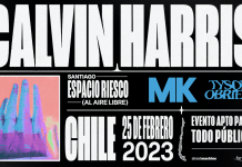 Mega espectáculo de Calvin Harris en Chile contará con dos reconocidos DJ como invitados
