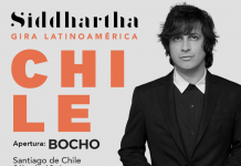 Siddhartha confirma a su telonero en Chile y agota localidades!