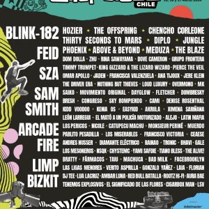 Lollapalooza Chile 2024 anuncia artistas: Blink-182, Feid, SZA, Sam Smith, Arcade Fire y mucho más!