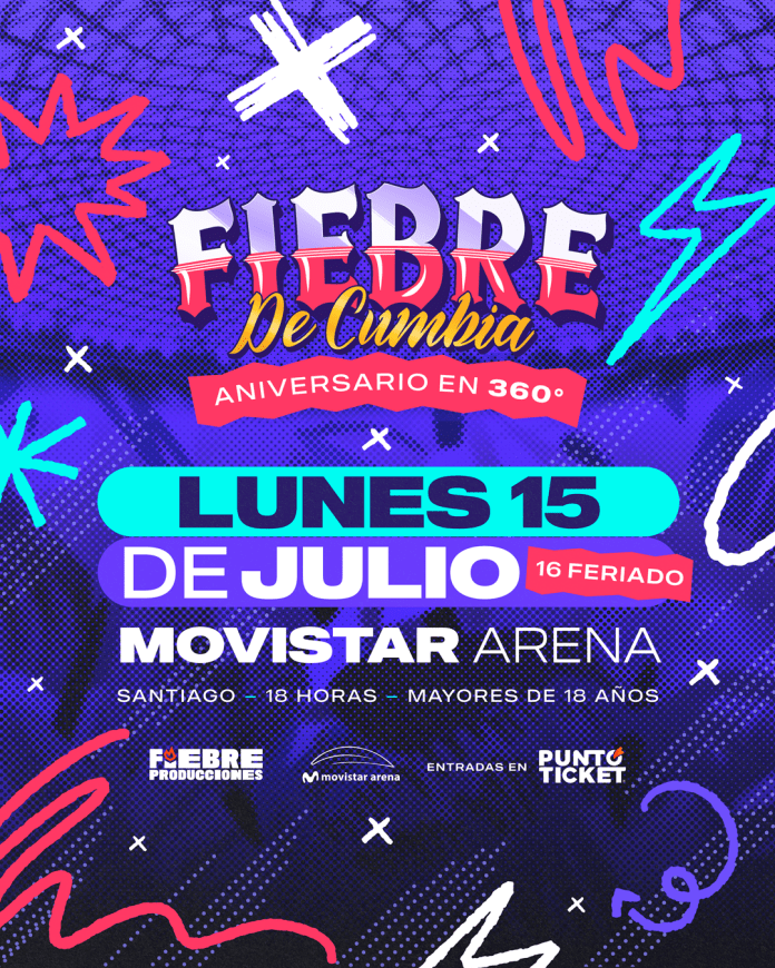 fiebre de cumbia movistar arena