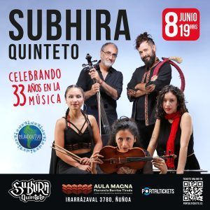 SUBHIRA CELEBRARÁ 33 AÑOS DE MÚSICA CON GRAN CONCIERTO