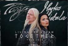 Tarja y Marko Hietala regresan a Chile en inédito show con orquesta