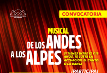 «DE LOS ANDES A LOS ALPES»: SE EXTIENDE CONVOCATORIA PARA SER PARTE DE LA OBRA MUSICAL DE TEATRO INCLUSIVO