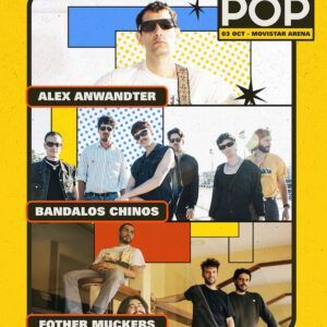 Alex Anwandter, Bandalos Chinos y Fother Muckers serán parte de “Paraíso Pop” el 3 de octubre en Movistar Arena