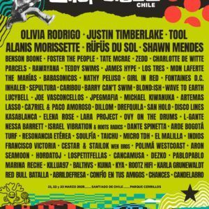 Olivia Rodrigo, Justin Timberlake, Tool, Alanis Morissette, Shawn Mendes y más en el cartel de Lollapalooza 2025