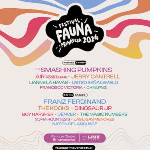 Revisa acá los shows por día de Fauna Primavera 2024
