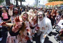 Zombies y Monstruos de mundos paralelos se pasearan por Santiago en la nueva Zombiewalk