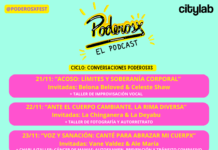 CONVERSACIONES PODEROSXS: El ciclo de charlas y conversatorios de Poderosx Fest que se realizará este 21, 22 y 23 de Noviembre en Citylab, conmemorando el mes de la eliminación de la violencia de género