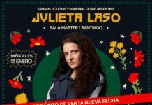 Por éxito en ventas, la cantante argentina Julieta Laso anuncia nueva fecha en Sala Master