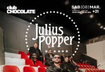 JULIUS POPPER regresa a Club Chocolate En el marco del Dia Internacional de la Mujer