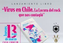”Virus en Chile. La locura del rock que nos contagió” Lanzamiento del nuevo libro de Cristóbal González Lorca