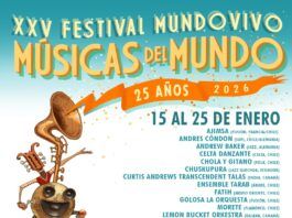 “FESTIVAL MÚSICAS DEL MUNDO” celebra 25 años con diez días de conciertos gratuitos en Santiago @mundovivocl
