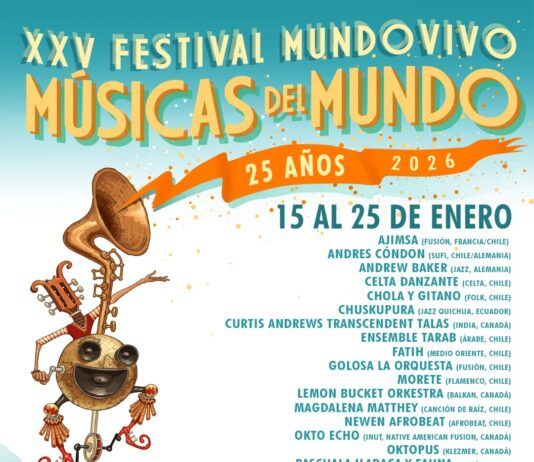 “FESTIVAL MÚSICAS DEL MUNDO” celebra 25 años con diez días de conciertos gratuitos en Santiago @mundovivocl