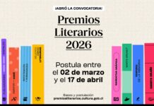 Ministerio de las Culturas, las Artes y el Patrimonio abre convocatoria de los Premios Literarios 2026 y conmemora 20 años del Premio Roberto Bolaño.