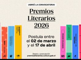 Ministerio de las Culturas, las Artes y el Patrimonio abre convocatoria de los Premios Literarios 2026 y conmemora 20 años del Premio Roberto Bolaño.