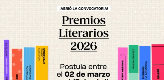 Ministerio de las Culturas, las Artes y el Patrimonio abre convocatoria de los Premios Literarios 2026 y conmemora 20 años del Premio Roberto Bolaño.