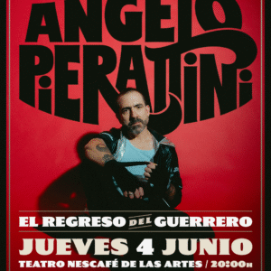 El regreso del Guerrero: Angelo Pierattini anuncia su retorno a los escenarios en Teatro Nescafé de las Artes
