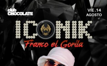 FRANCO EL GORILA LLEGA A CLUB CHOCOLATE COMO INVITADO ESPECIAL DE UNA NUEVA EDICIÓN DE ICONIK