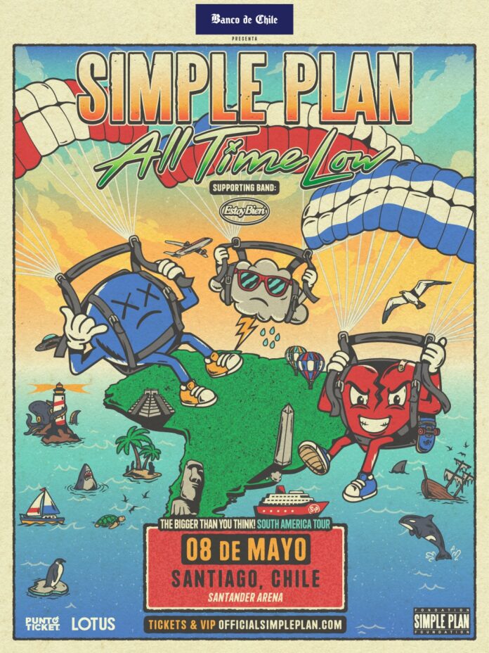 Simple Plan regresa a Chile