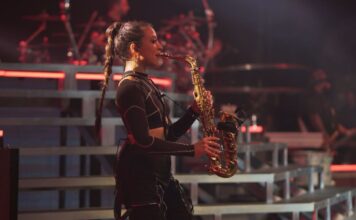 Lucía Sarmiento, saxofonista de Pitbull y Karol G, llega a Chile con masterclass y show de jazz